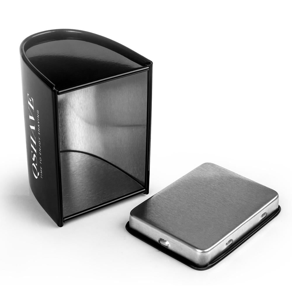 Kit Q Shave - Double Edge Cinza (4466923012142)