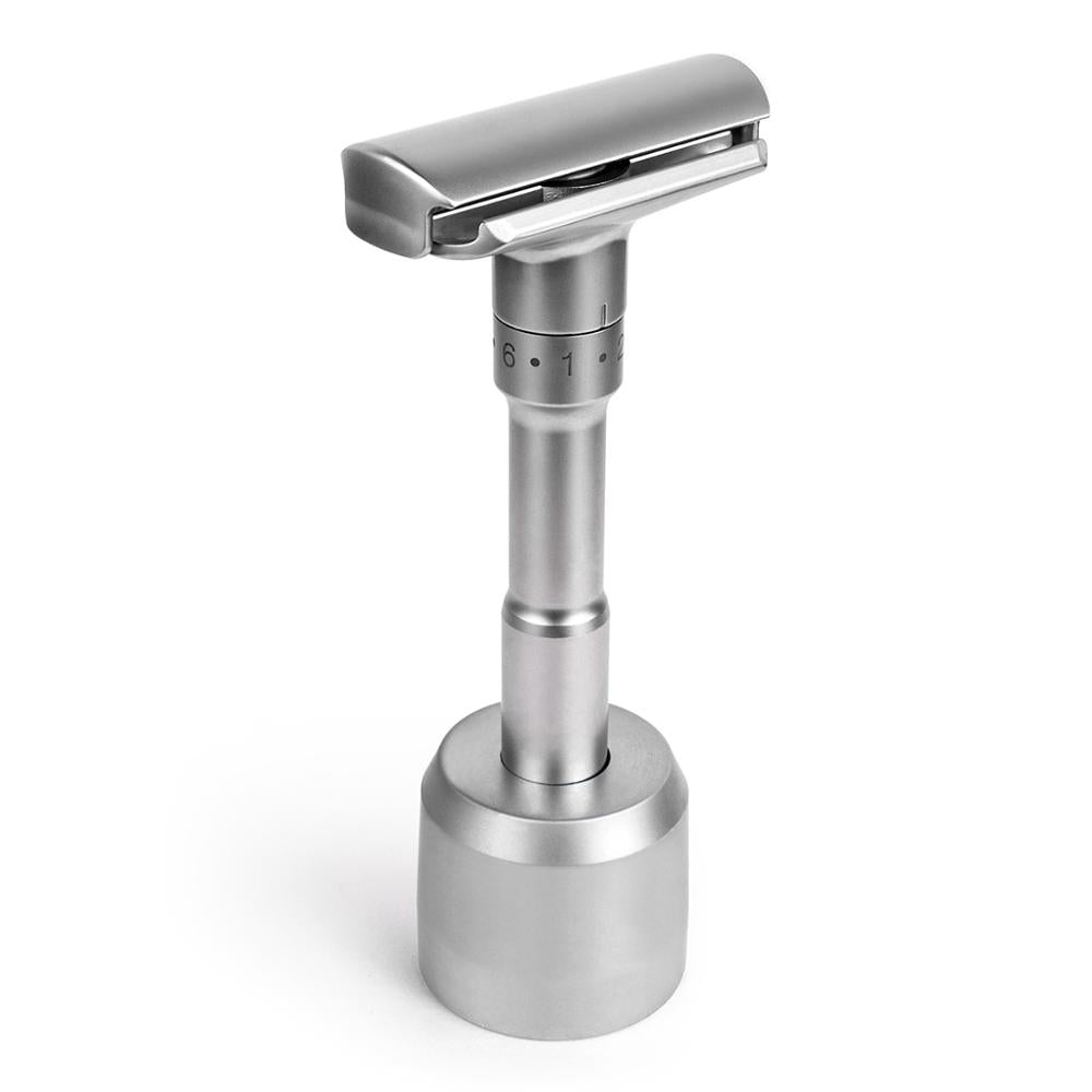 Kit Q Shave - Double Edge Cinza (4466923012142)