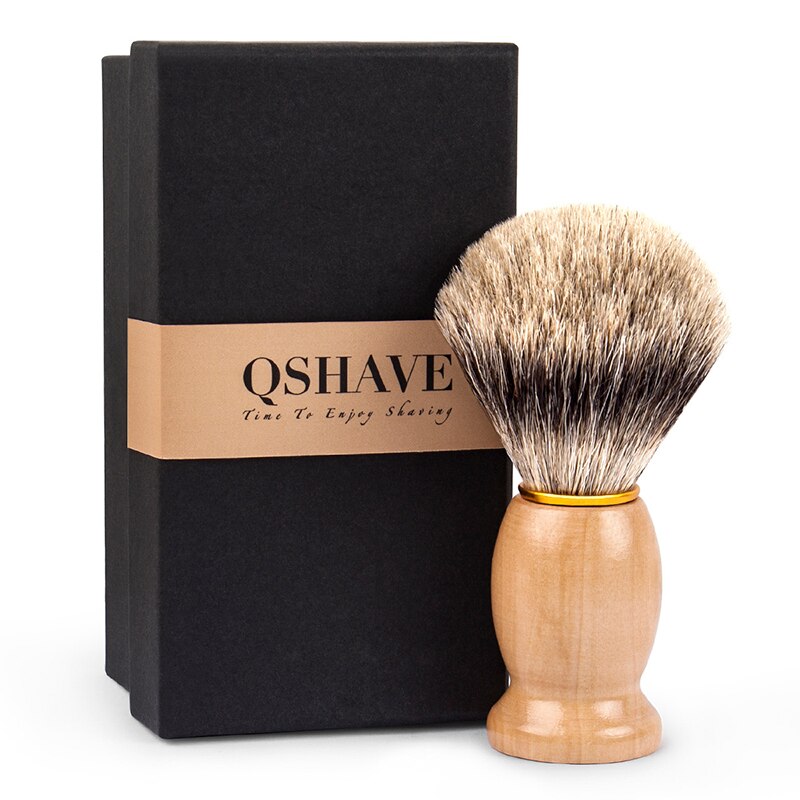 Pincel Q Shave - Madeira Clara (4467001032750)