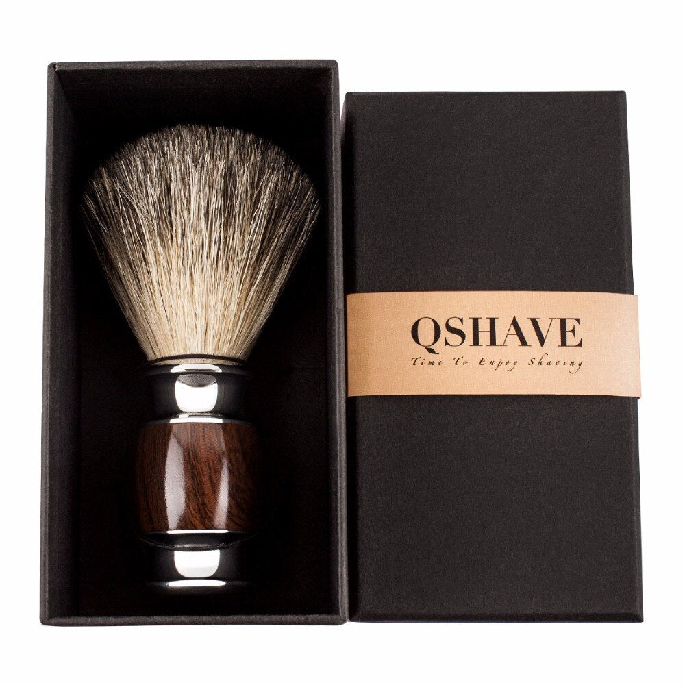 Pincel Q Shave - Misto Madeira (4466999853102)