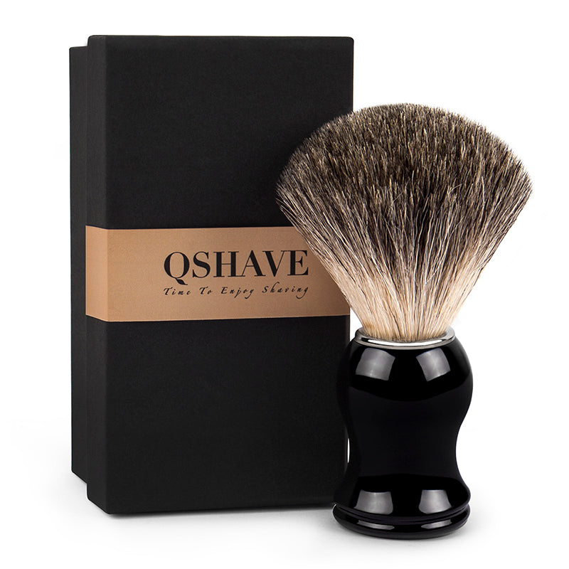 Pincel Q Shave - Resina Preta (4466999787566)