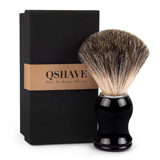 Pincel Q Shave - Resina Preta (4466999787566)