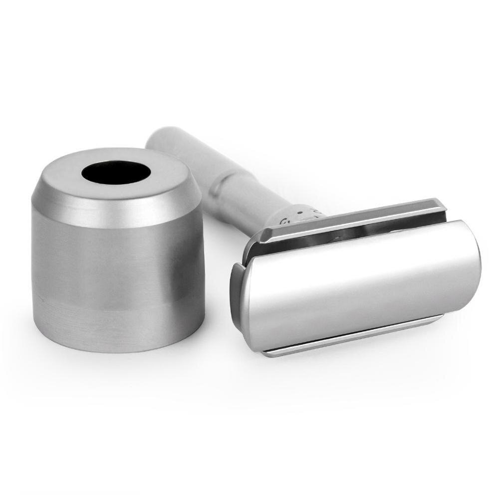 Kit Q Shave - Double Edge Cinza (4466923012142)