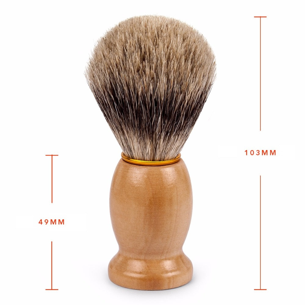 Pincel Q Shave - Madeira Clara (4467001032750)