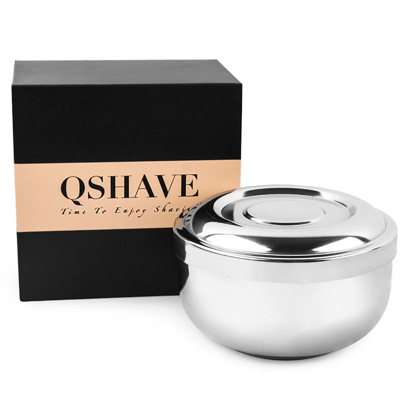 Bowl Q Shave Cinza - Sabão de Barbear (4467204948014)
