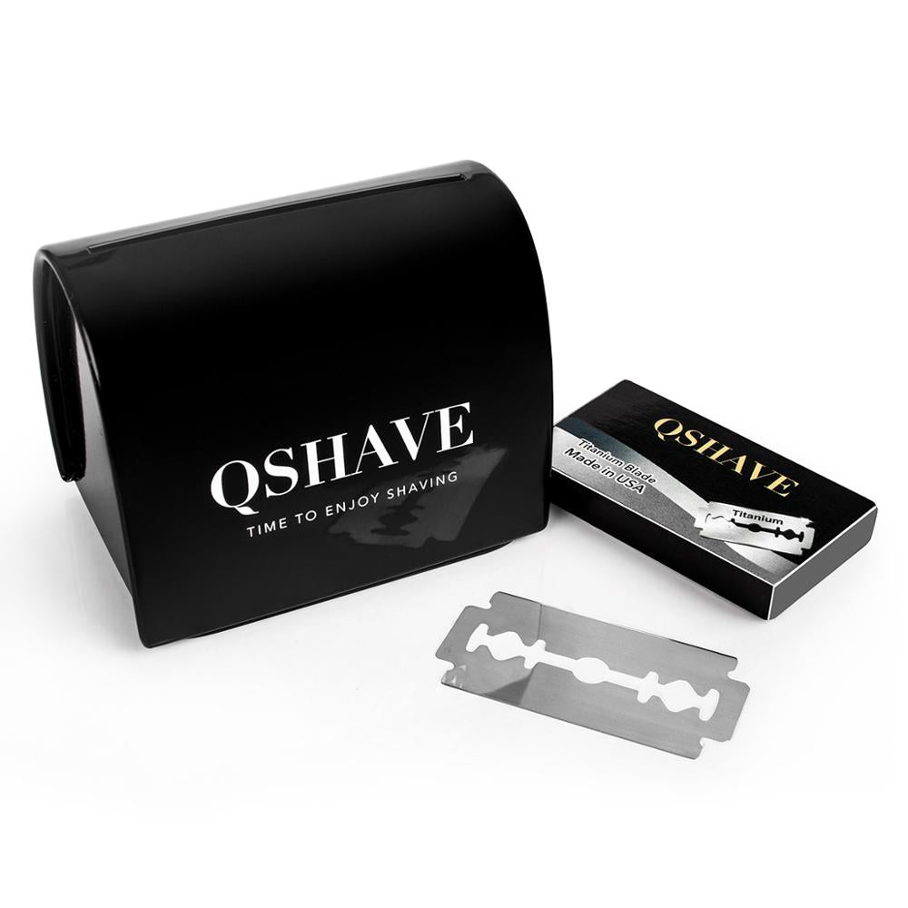 Kit Q Shave - Double Edge Cinza (4466923012142)